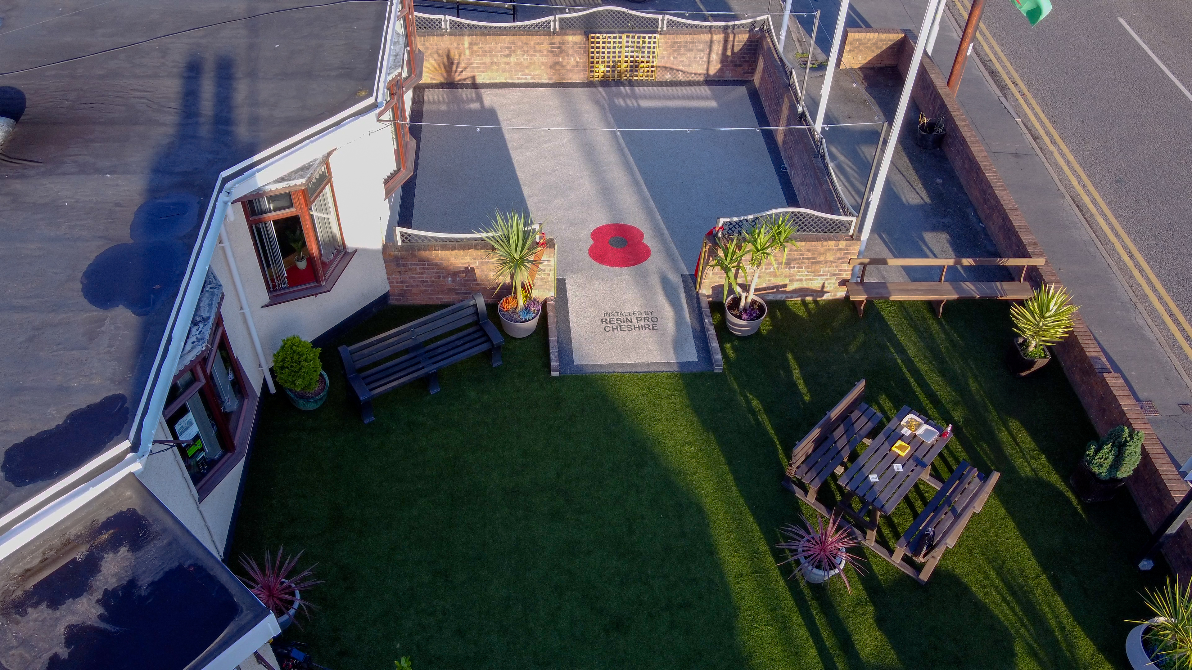 Resin bound driveway installation by ResinPro Cheshire