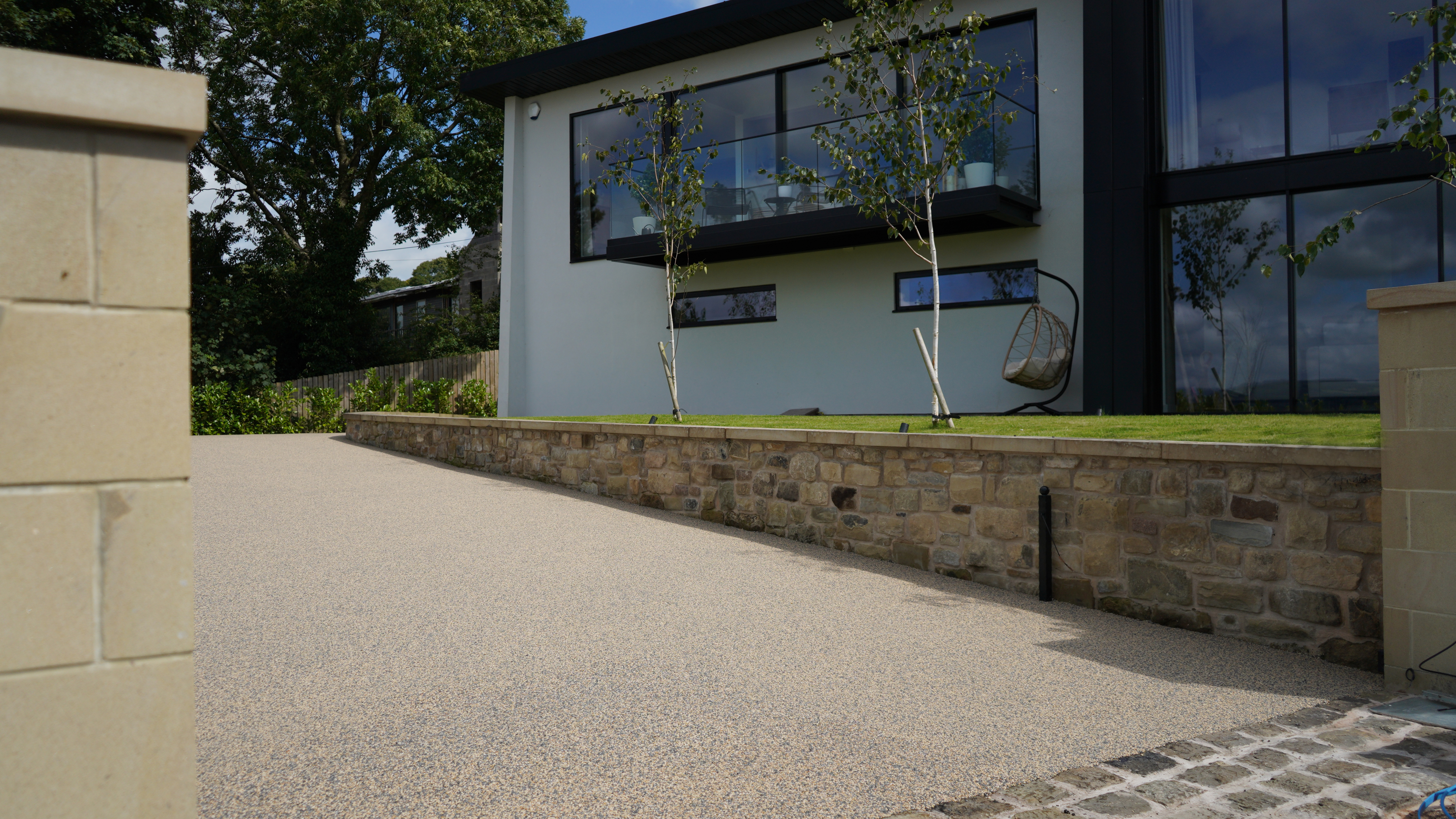 Premium resin bound driveway Cheshire installation